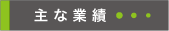 主な業績