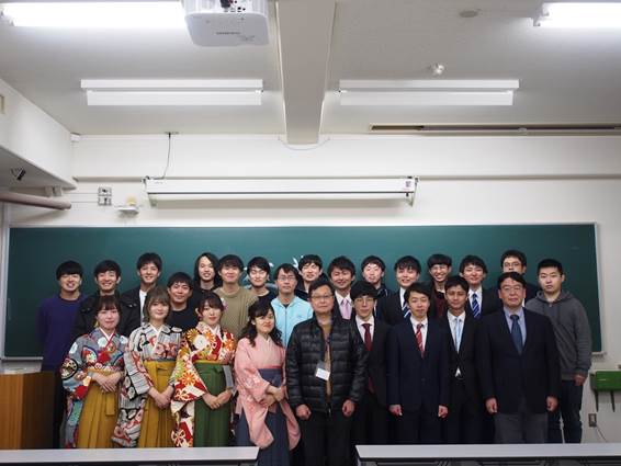 Group photograph of Nishiyama laboratory in 2013