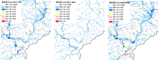 An ensemble flood simulation of the Sayogawa river catchment, Hyogo, Japan on 2-4 September 2011
