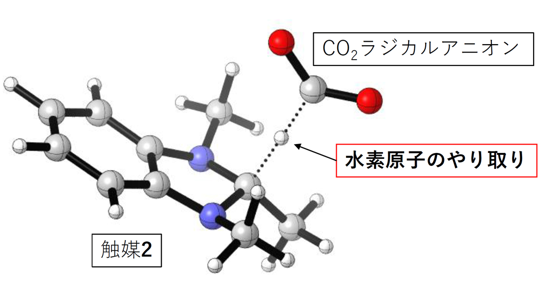 非遷移金属触媒による光化学的二酸化炭素固定化反応