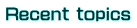 Recent topics