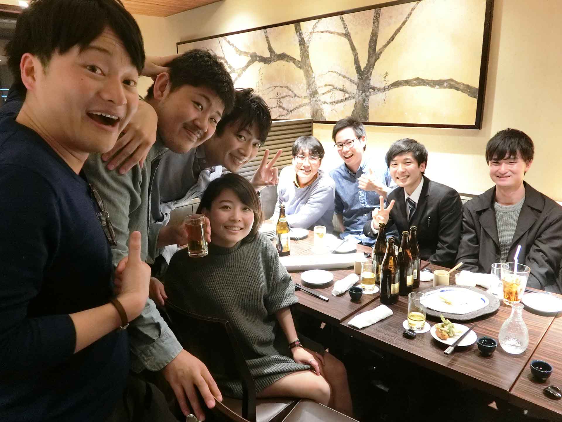 photo no.1 of a farewell party for Dr. Daiki Hayashi in March 2018